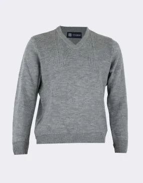 Pullover Jersey para hombre punto con rayas en relieve