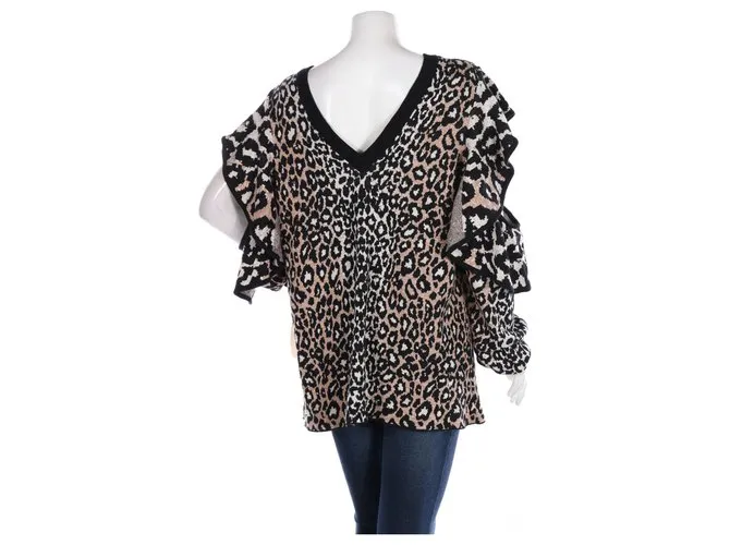Rachel Roy Prendas de punto Multicolor Estampado de leopardo 
