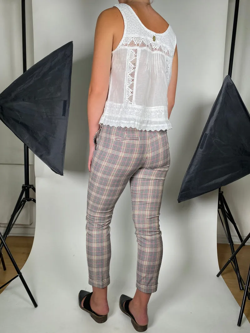 RAPSODIA Polera Blanca Tejida