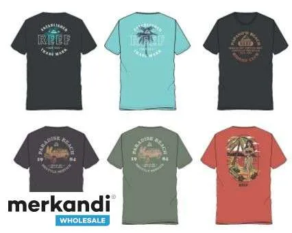REEF CAMISETAS DE MANGA LARGA PARA HOMBRE SURTIDO AL POR MAYOR DE 36 PIEZAS, TALLAS M2XL