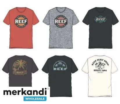 REEF CAMISETAS DE MANGA LARGA PARA HOMBRE SURTIDO AL POR MAYOR DE 36 PIEZAS, TALLAS M2XL
