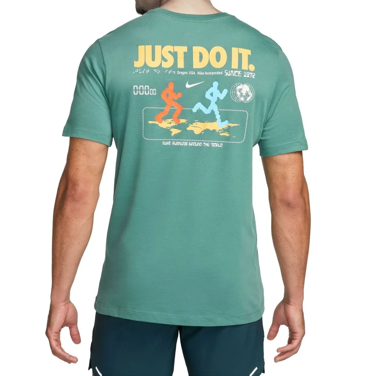 REMERA NIKE DF TEE RUN JUST DO IT