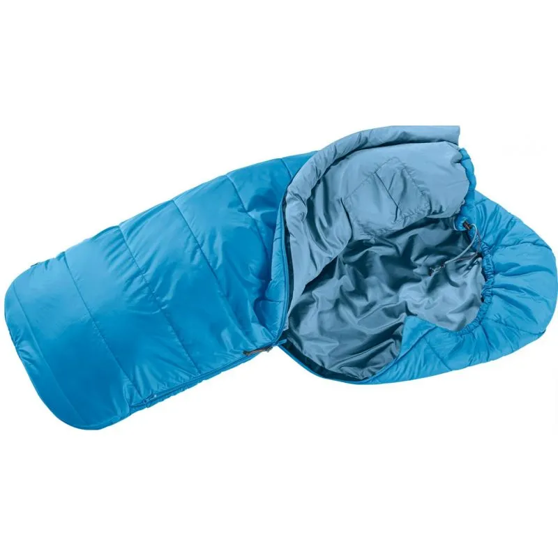 Saco de dormir infantil DEUTER Starlight Zip Left (Reef/Slateblue)