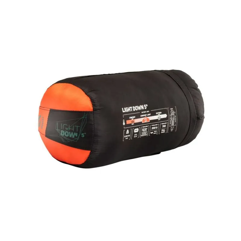 Saco de dormir Millet Light Down 5° (naranja)