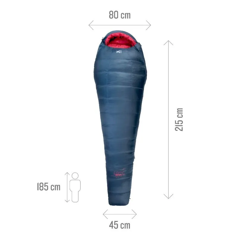 SACO DE DORMIR PARA MUJER MILLET LIGHT DOWN 5° (ORION BLUE)