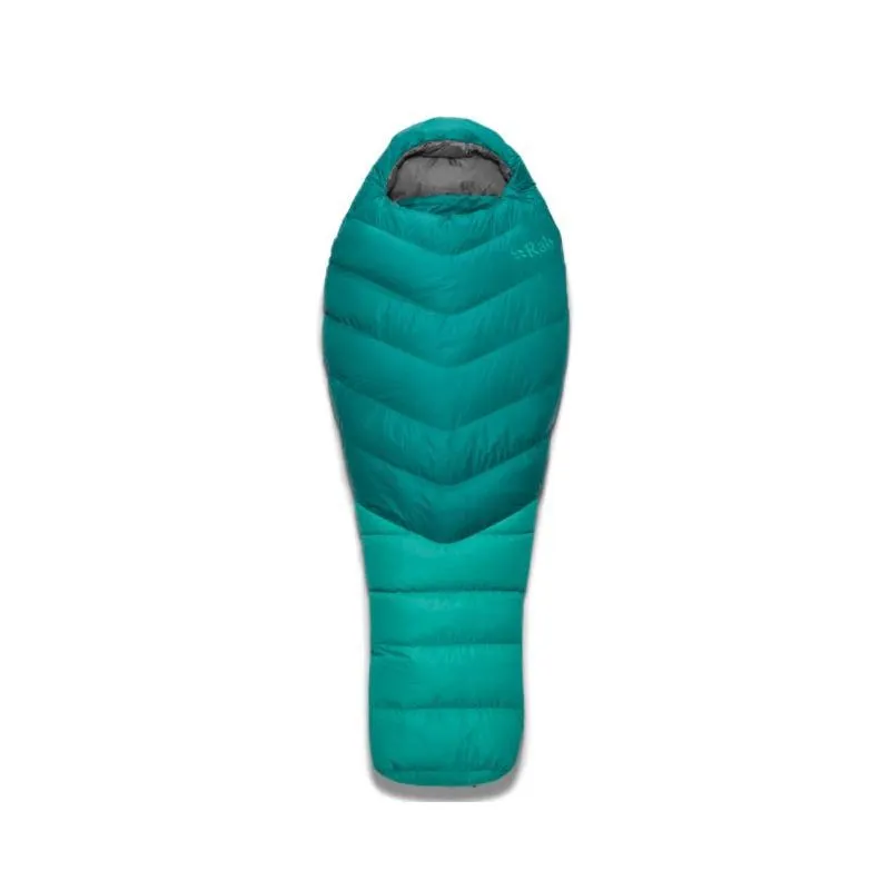 Saco de dormir Rab Alpine 400 (Atlantis) para mujer