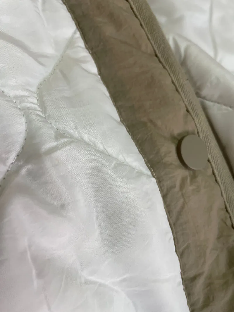 SAINT MALE Parca Oversize Blanca