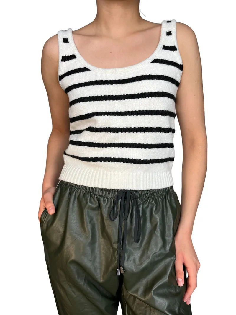 SAINT MALE Polera Tejida Rayas