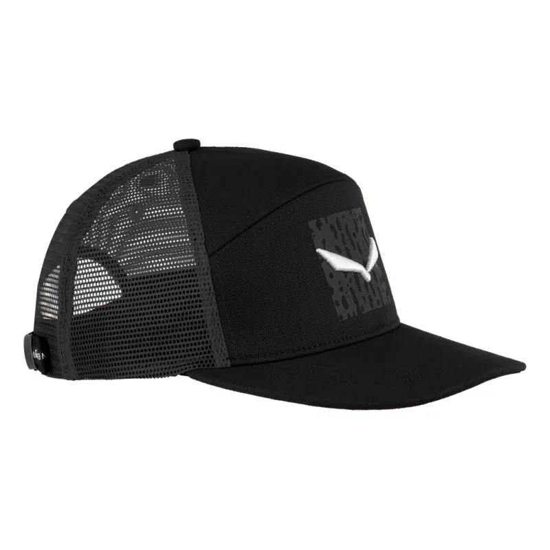 Salewa Gorra con logotipo de salamandra pura (negra)