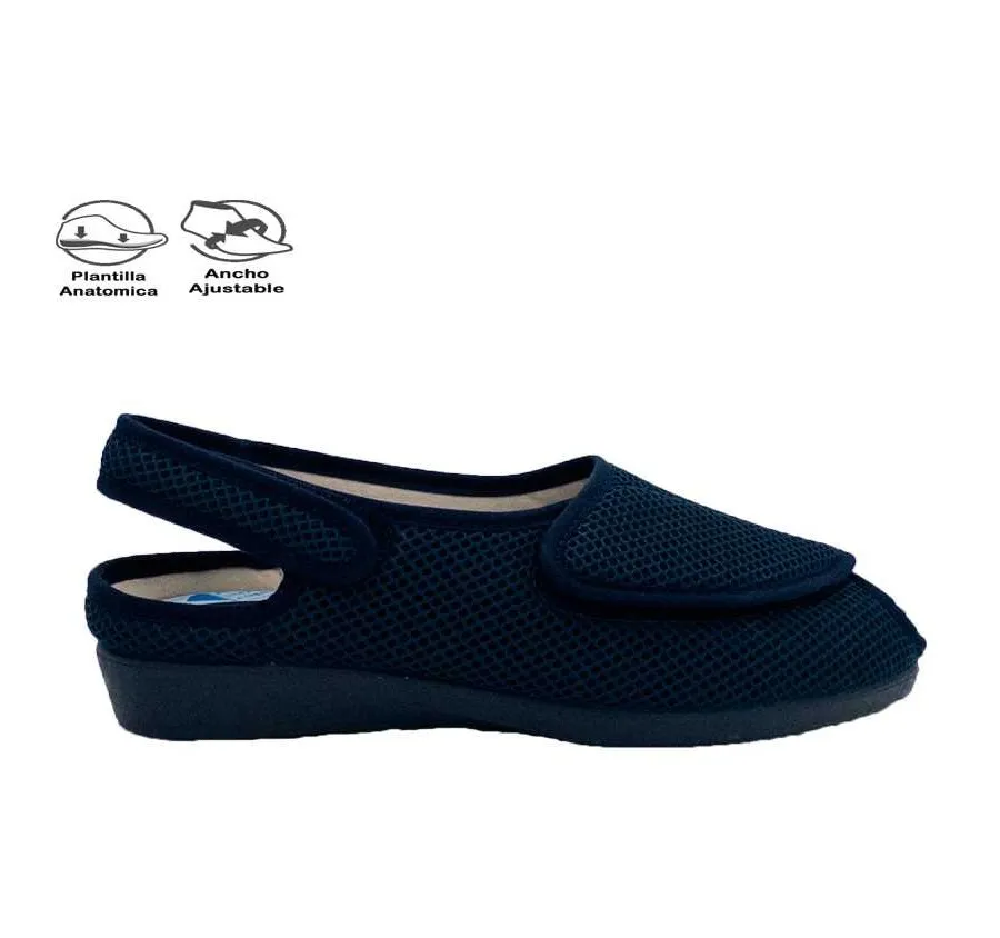 SANDALIA DOCTOR CUTILLAS 10211 ANATÓMICA 2 VELCROS MARINO HORMA MEGA ANCHA PLANTILLA EXTRAIBLE ANTIMICROBIANA 27644