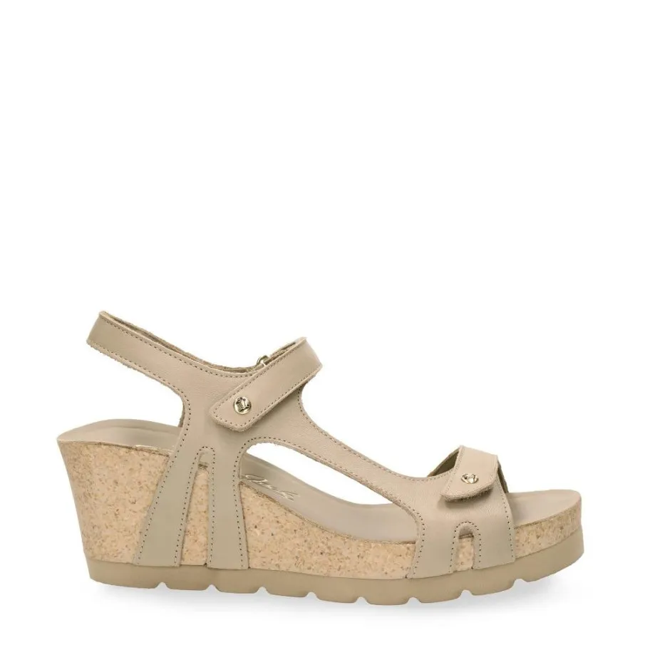SANDALIA PANAMA JACK VAREL MUJER TAUPE