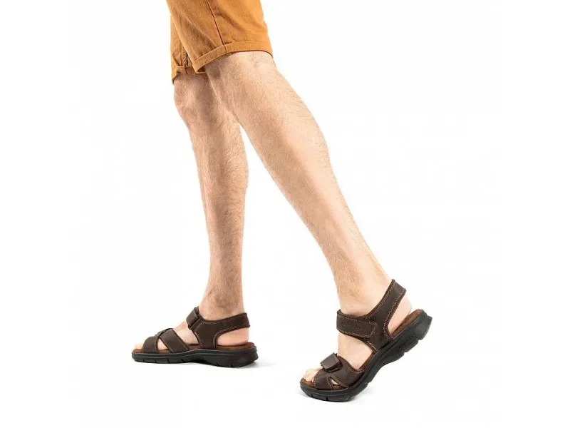 SANDALIA SANDERS BASICS C1 PANAMA JACK EN COLOR MARRÓN