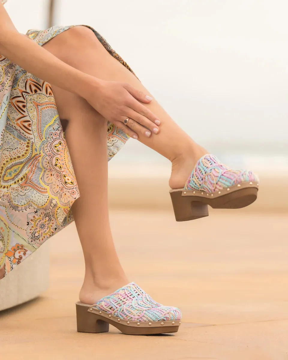 SANDALIA TACN ROCIO MULTICOLOR