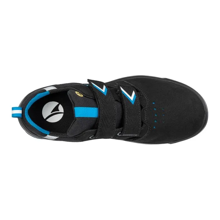 Sandalias de trabajo veganas Albatros Forge Air Blak/Blue Low S1 ESD FO SR