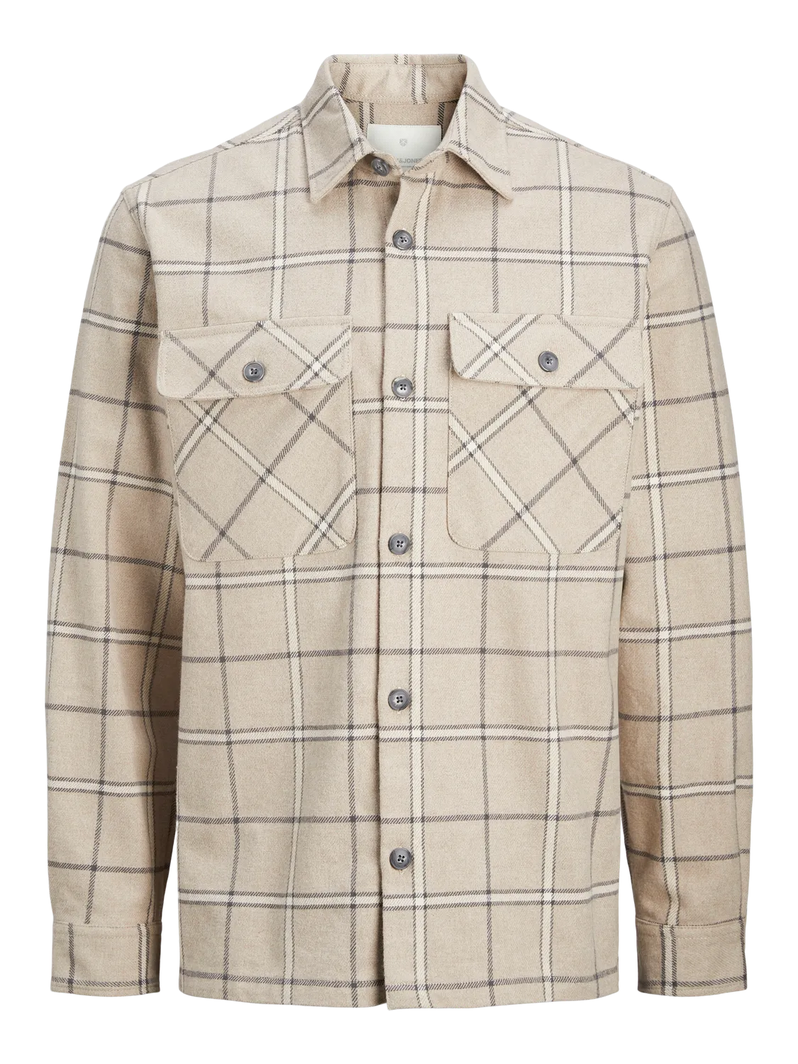 Sobrecamisa Corte comfort | Beige | Jack & Jones®