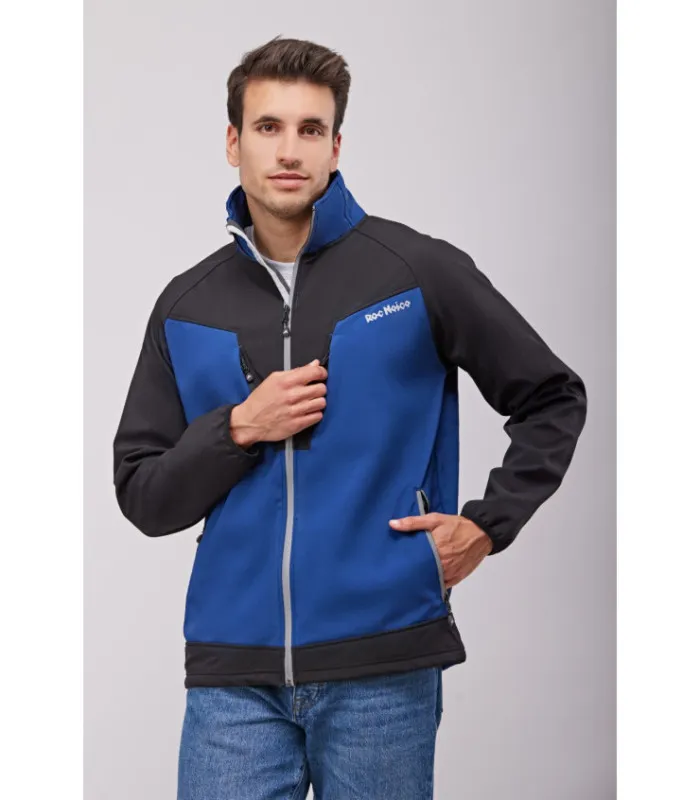 Softshell combinado. Cuello alto con cinta personalizada cubrecosturas en el interior RN2010004