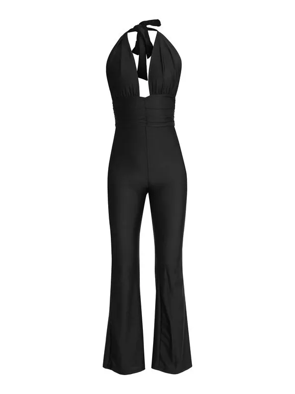 Solada Mono de mujer con pantalón acampanado