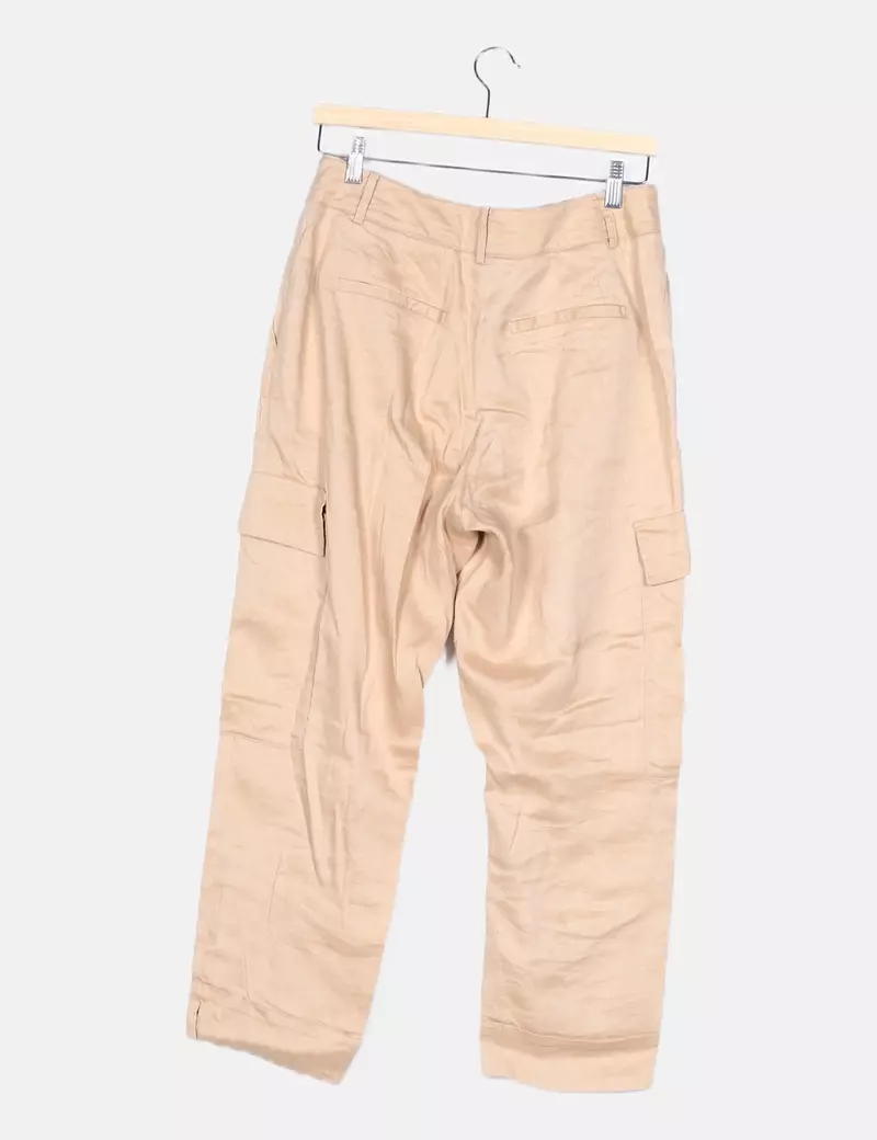 S.Oliver Pantalón cargo beige
