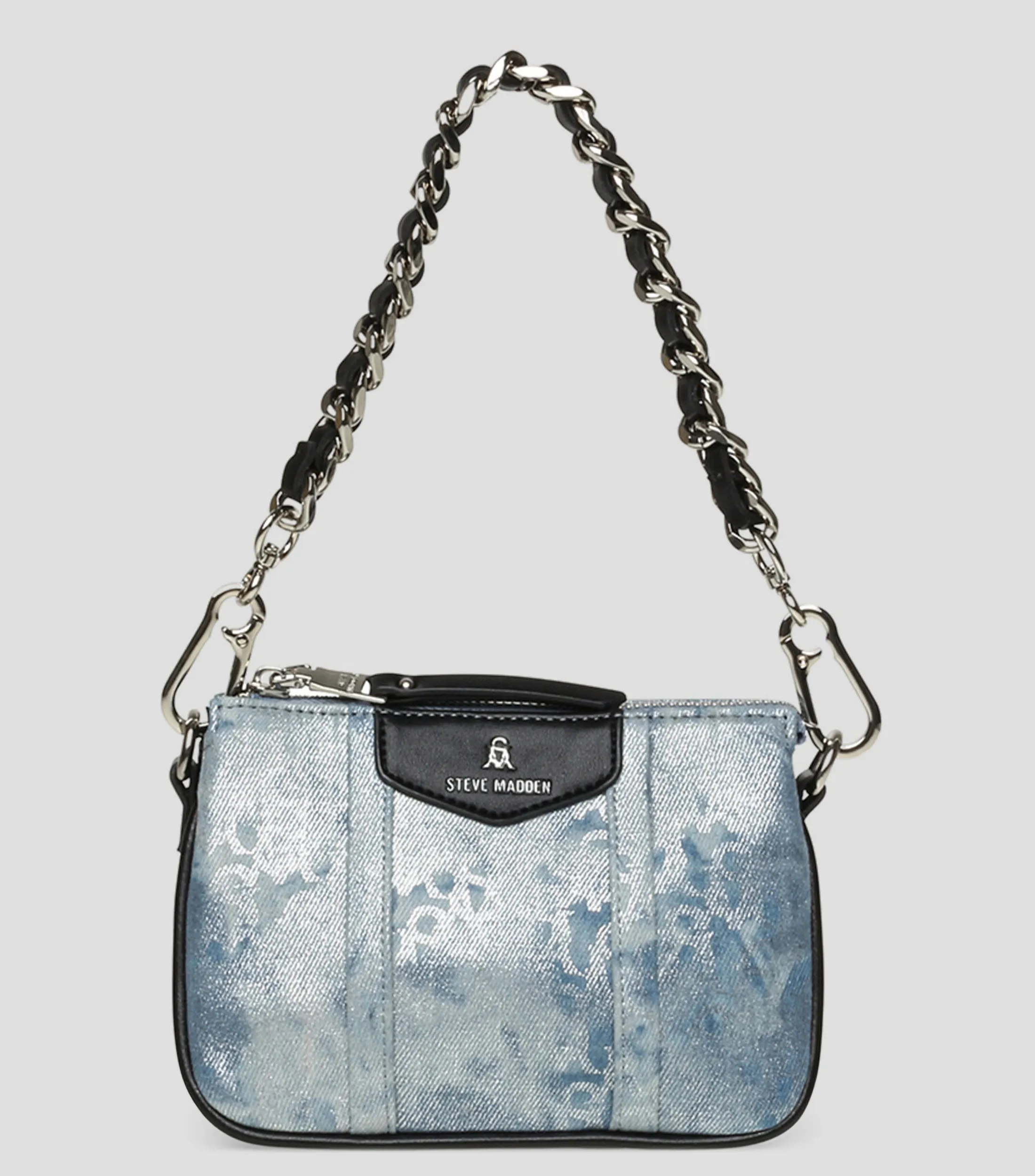 STEVE MADDEN BOLSO SHOULDER CON MONOGRAM BRAMIED MUJER