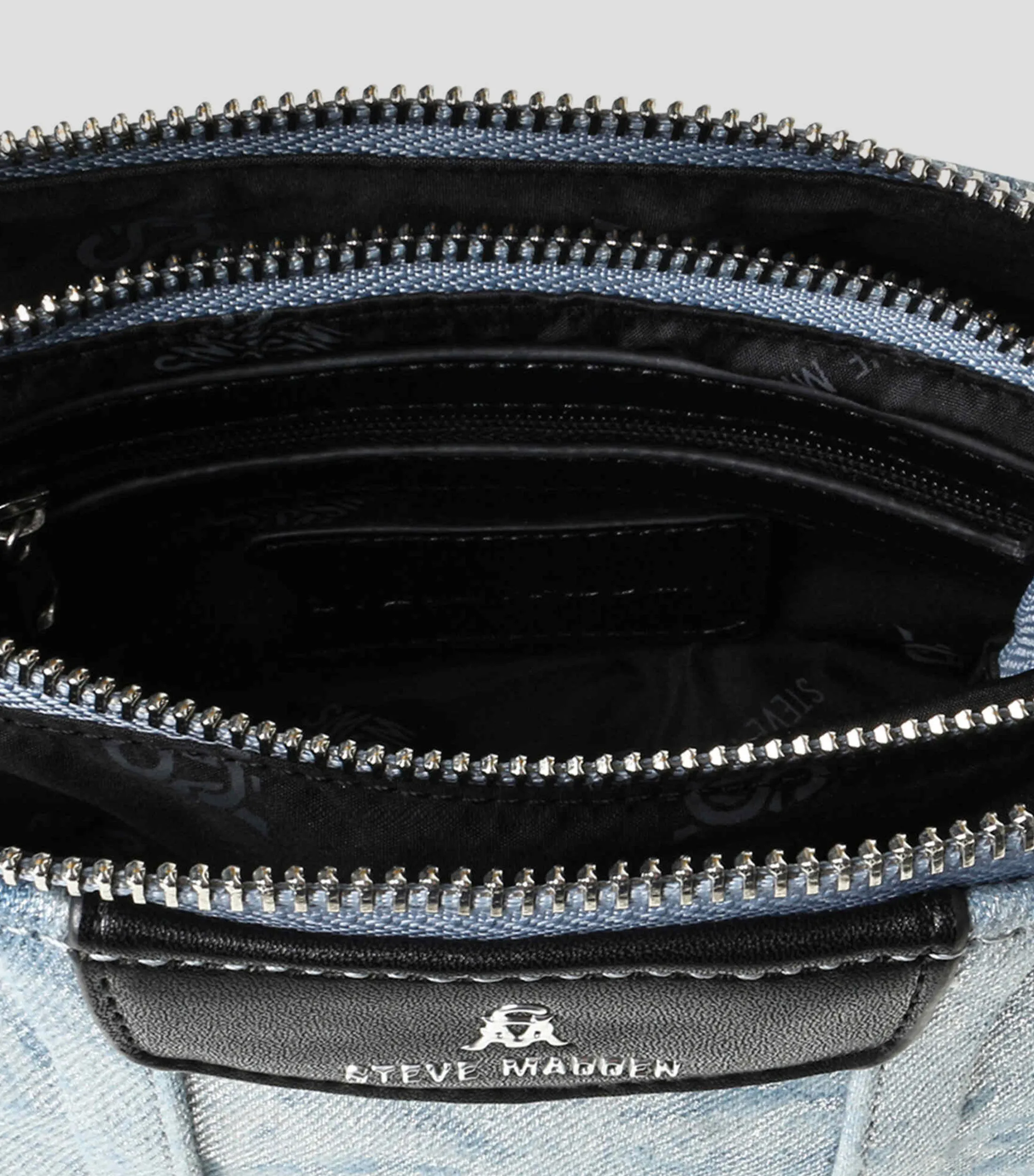 STEVE MADDEN BOLSO SHOULDER CON MONOGRAM BRAMIED MUJER