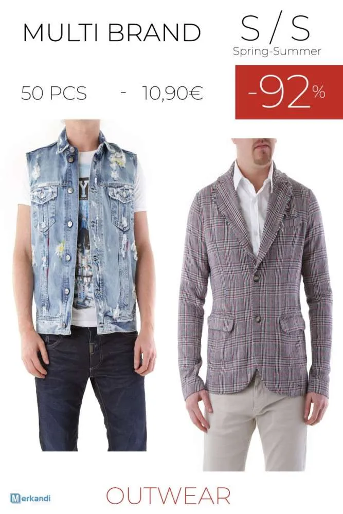 STOCK ROPA DE ABRIGO DE HOMBRE S/S