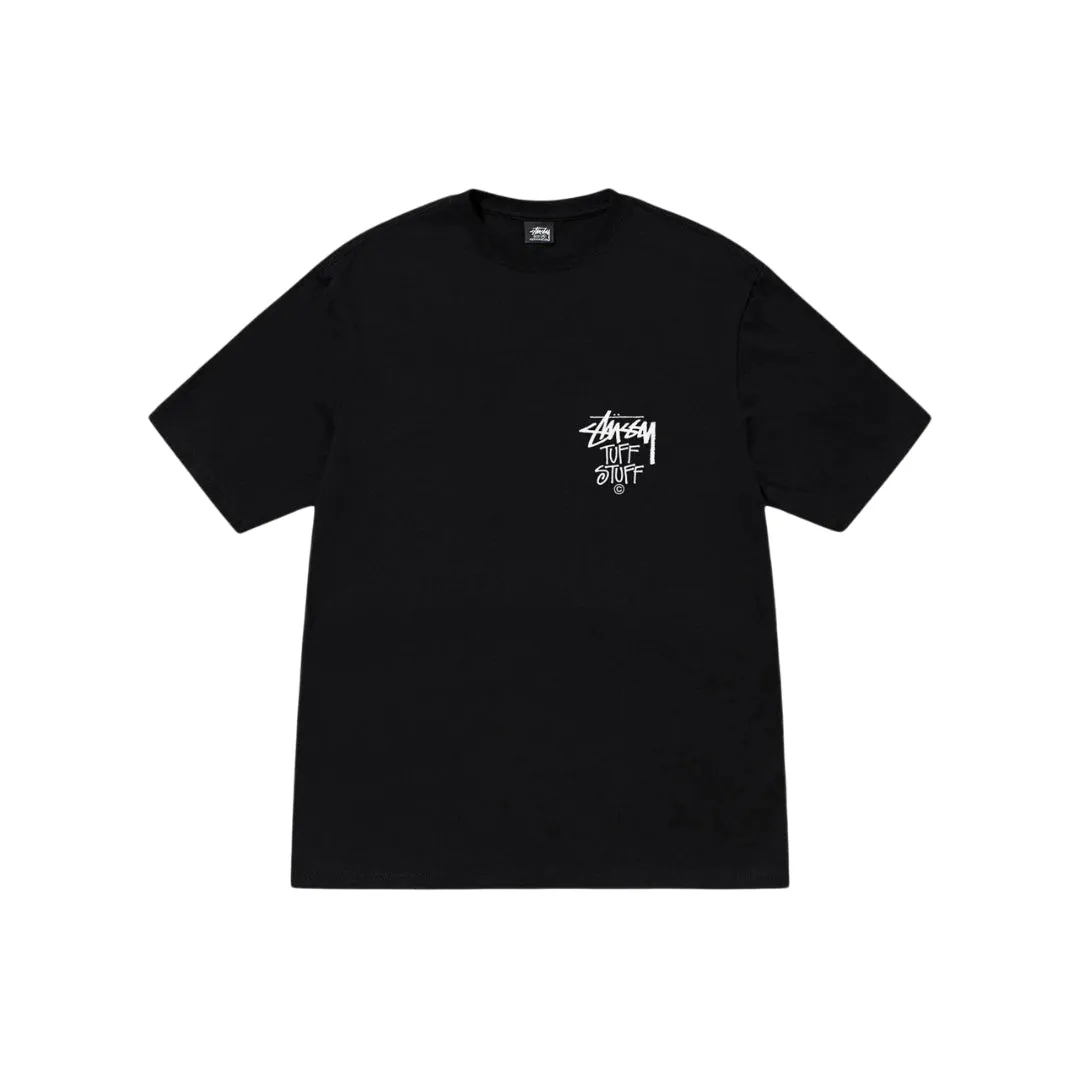 STUSSY  TUFF STUFF TEE BLACK
