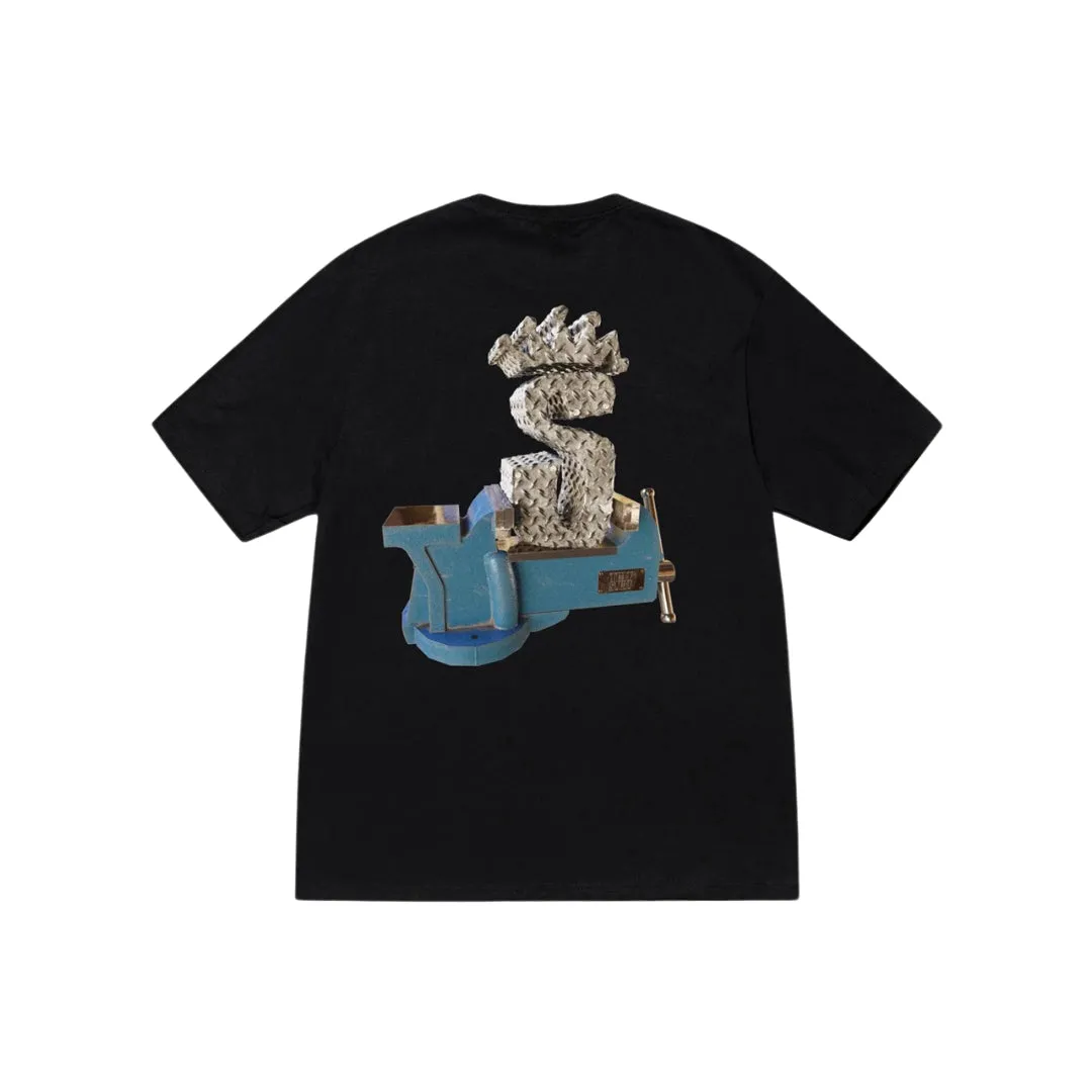 STUSSY  TUFF STUFF TEE BLACK