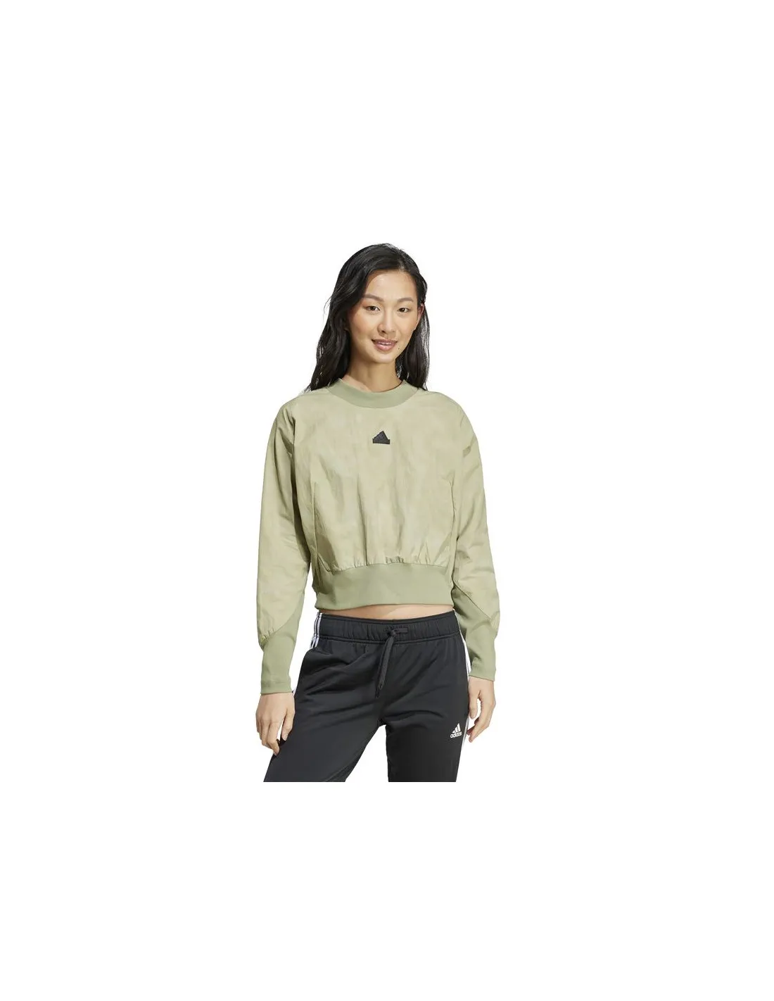 Sudadera adidas Z.N.E. Woven Mujer Verde
