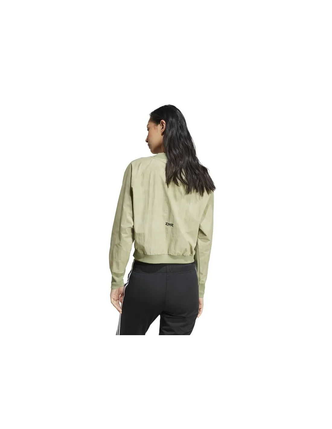 Sudadera adidas Z.N.E. Woven Mujer Verde
