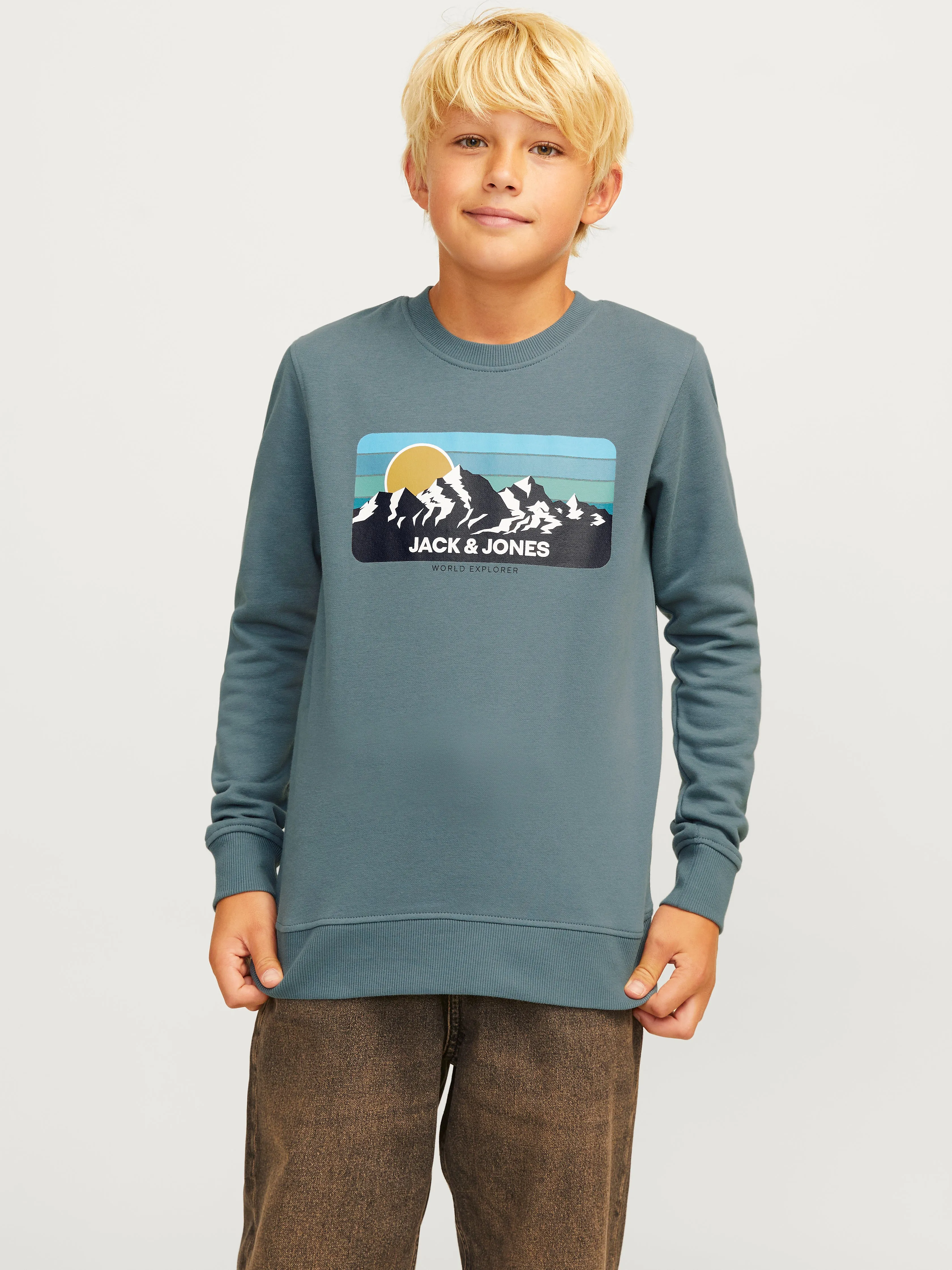 Sudadera Estampado | Azul intermedio | Jack & Jones®
