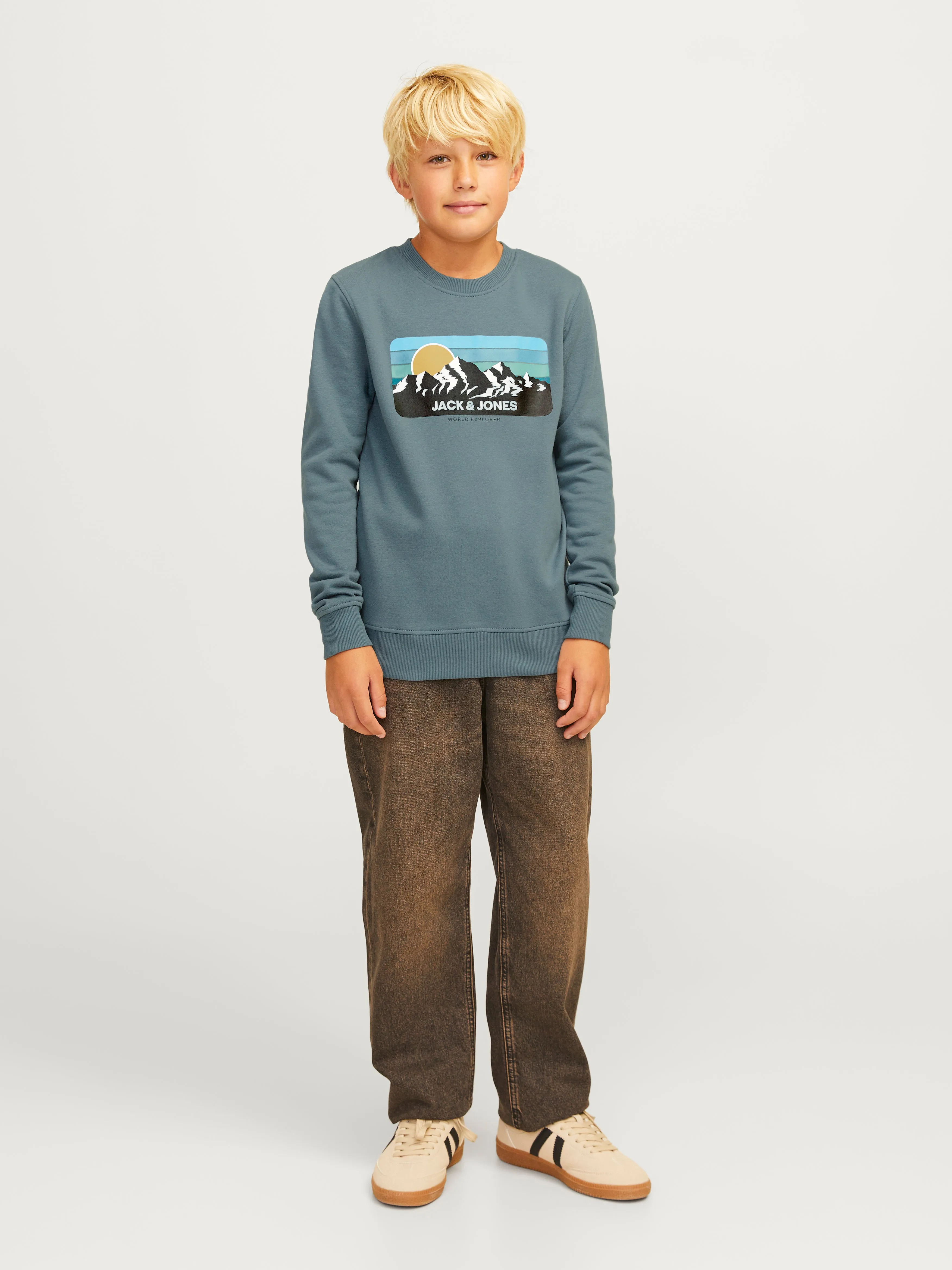 Sudadera Estampado | Azul intermedio | Jack & Jones®