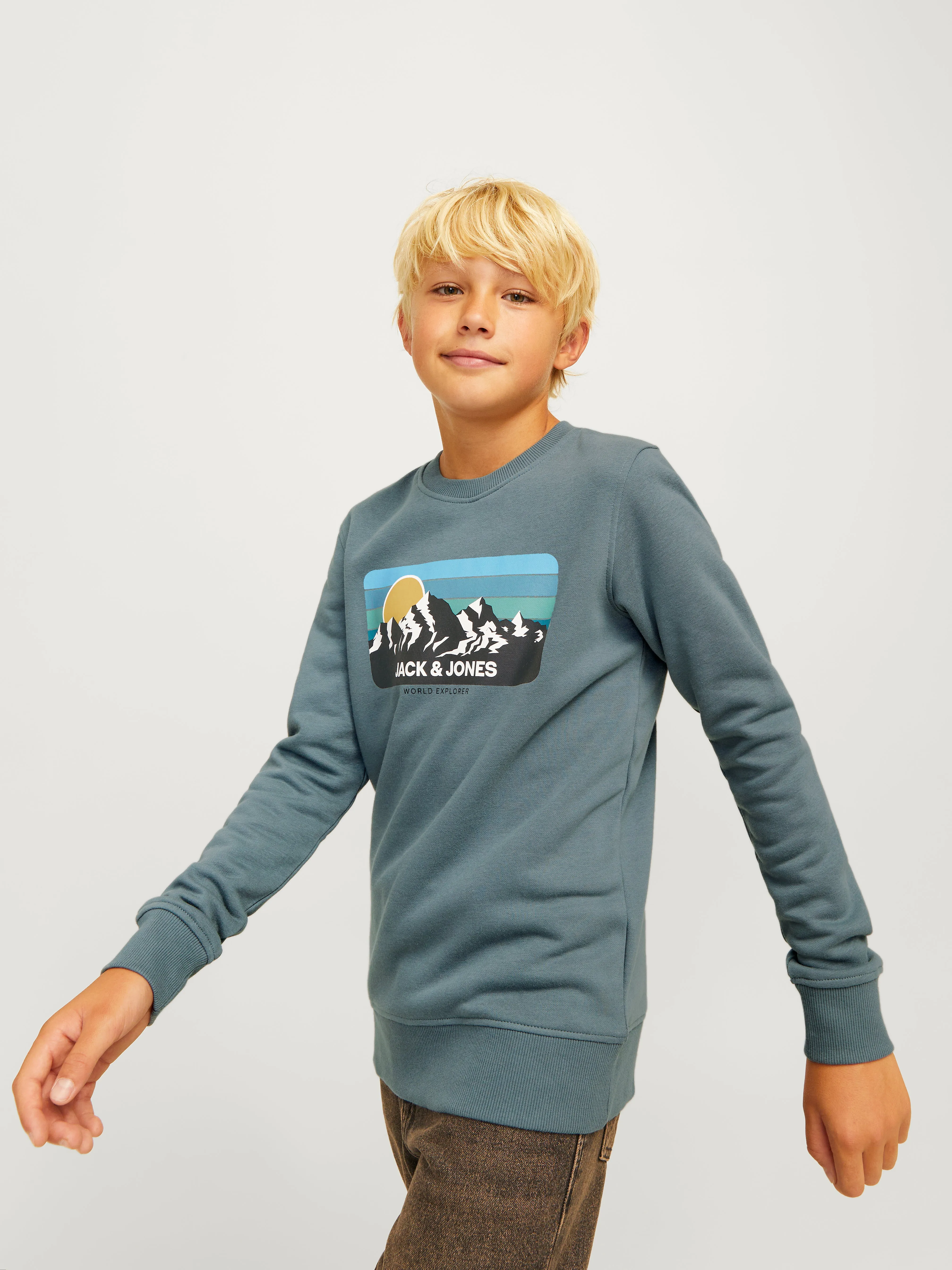 Sudadera Estampado | Azul intermedio | Jack & Jones®