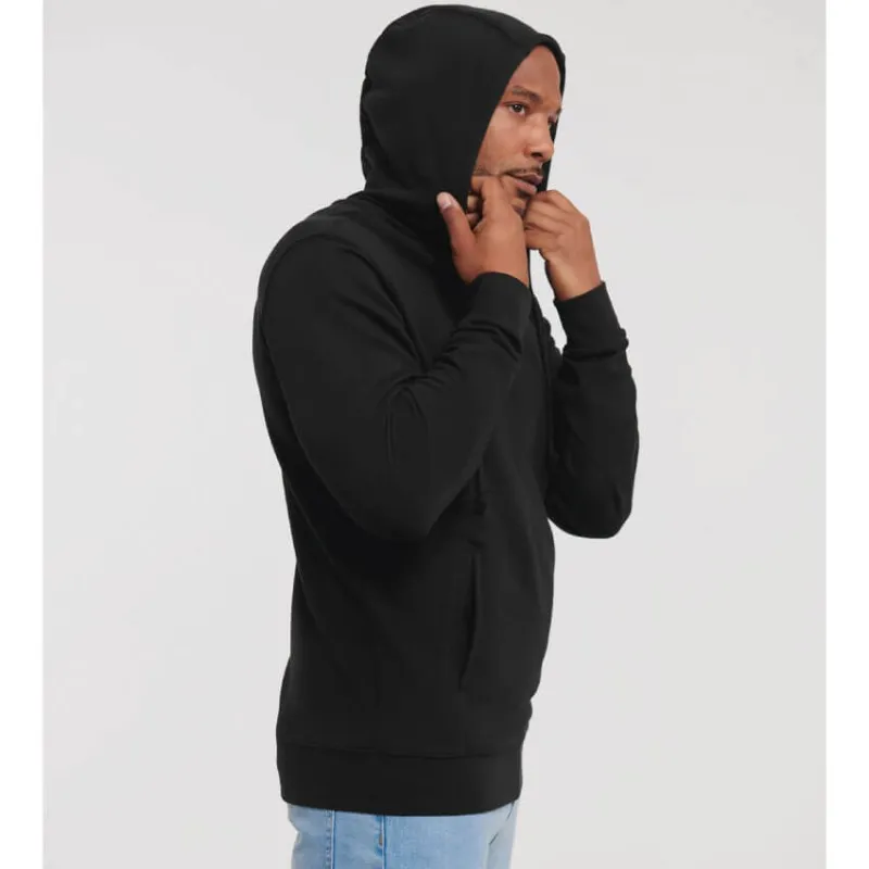 Sudadera orgánica con Capucha y cuello alto de Russell