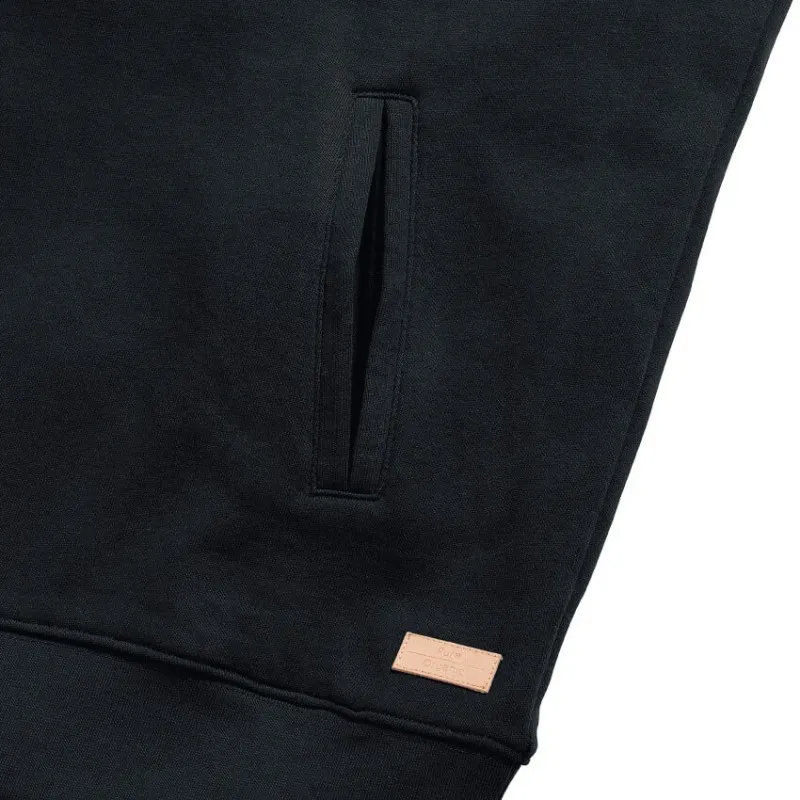 Sudadera orgánica con Capucha y cuello alto de Russell