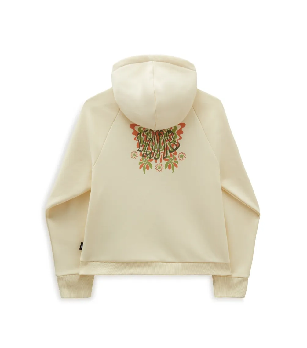 SUDADERA VANS BUTTERFLY COCOON ZIP HOODIEALMOND OIL