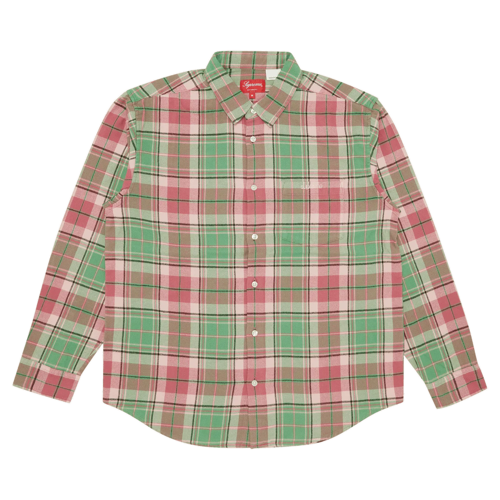 Supreme Plaid Flannel Shirt