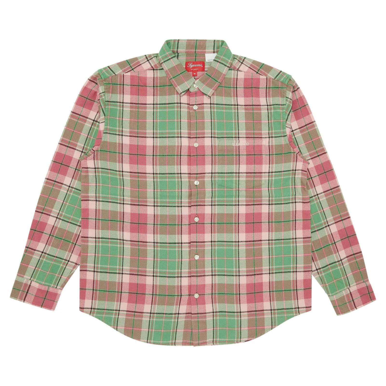 Supreme Plaid Flannel Shirt