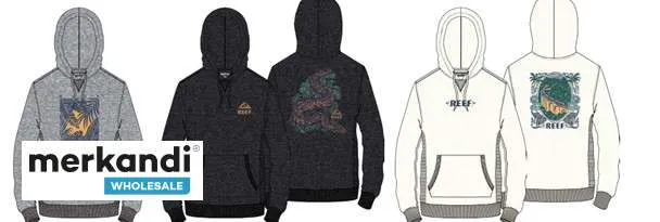 SURTIDO DE SUDADERAS CON CAPUCHA PARA HOMBRE REEF  COMPRA AL POR MAYOR AL POR MAYOR