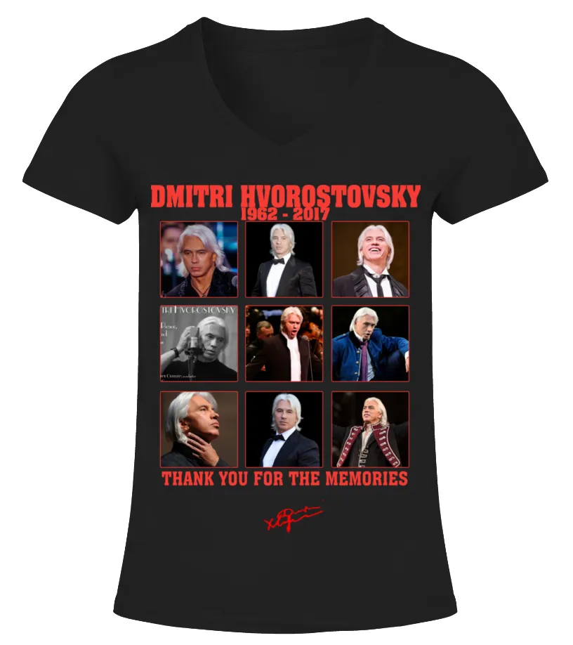 T DMITRI HVOROSTOVSKY 19622017 CAMISETA CUELLO PICO MUJER