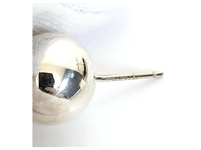 Tiffany & Co Pendientes de bola de hardware TIFFANY de Tiffany Plata 