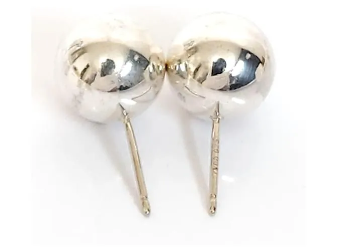 Tiffany & Co Pendientes de bola de hardware TIFFANY de Tiffany Plata 