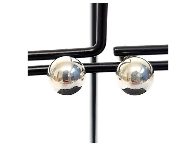 Tiffany & Co Pendientes de bola de hardware TIFFANY de Tiffany Plata 