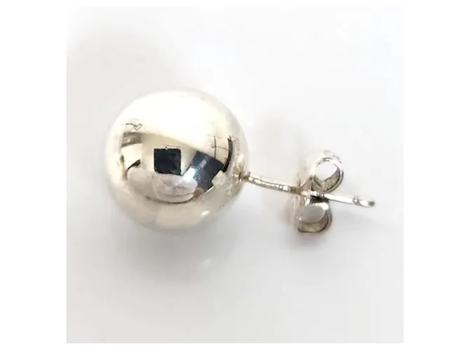 Tiffany & Co Pendientes de bola de hardware TIFFANY de Tiffany Plata 