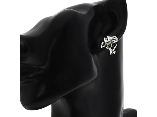 Tiffany & Co Pendientes de clip de plata Tiffany Signature 