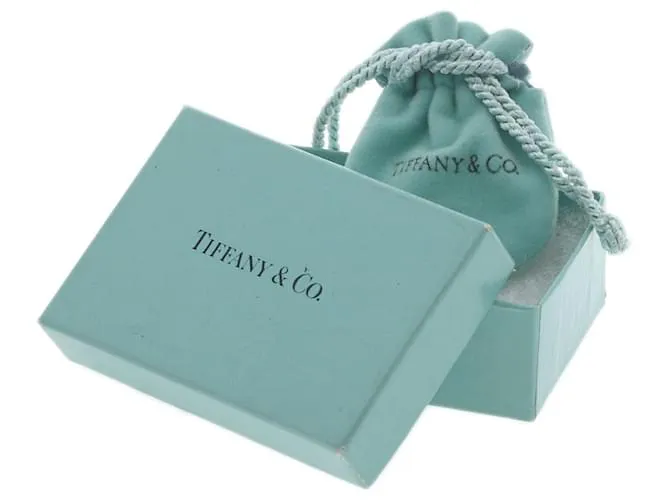 Tiffany & Co Pendientes de clip de plata Tiffany Signature 