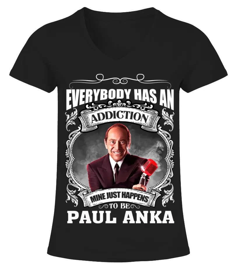 TO BE PAUL ANKA Camiseta cuello pico Mujer