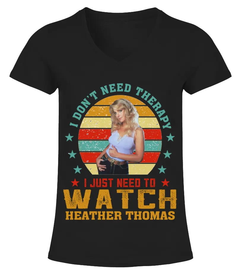 TO WATCH HEATHER THOMAS Camiseta cuello pico Mujer