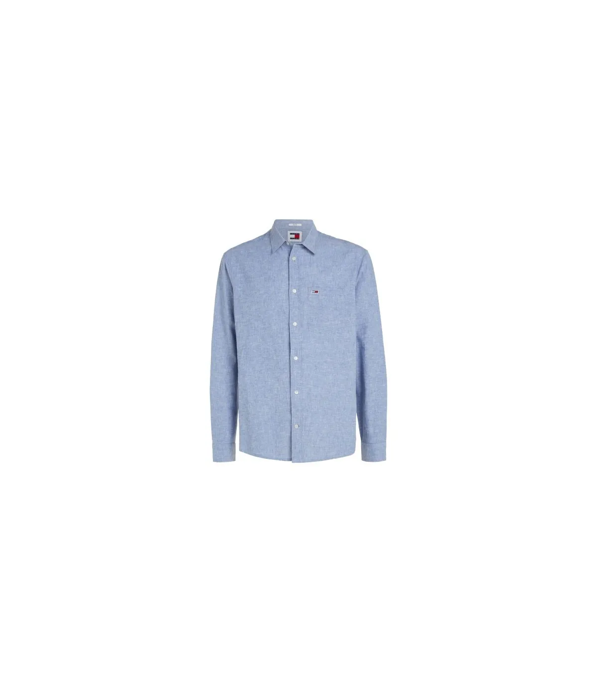 Tommy Jeans Reg Linen Blend Camisa Hombre