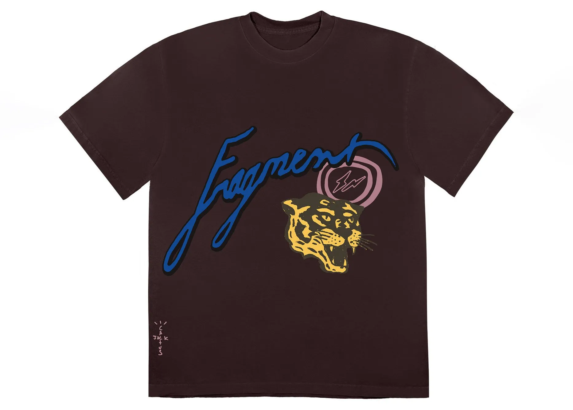 Travis Scott Cactus Jack For Fragment Icons Tee Brown