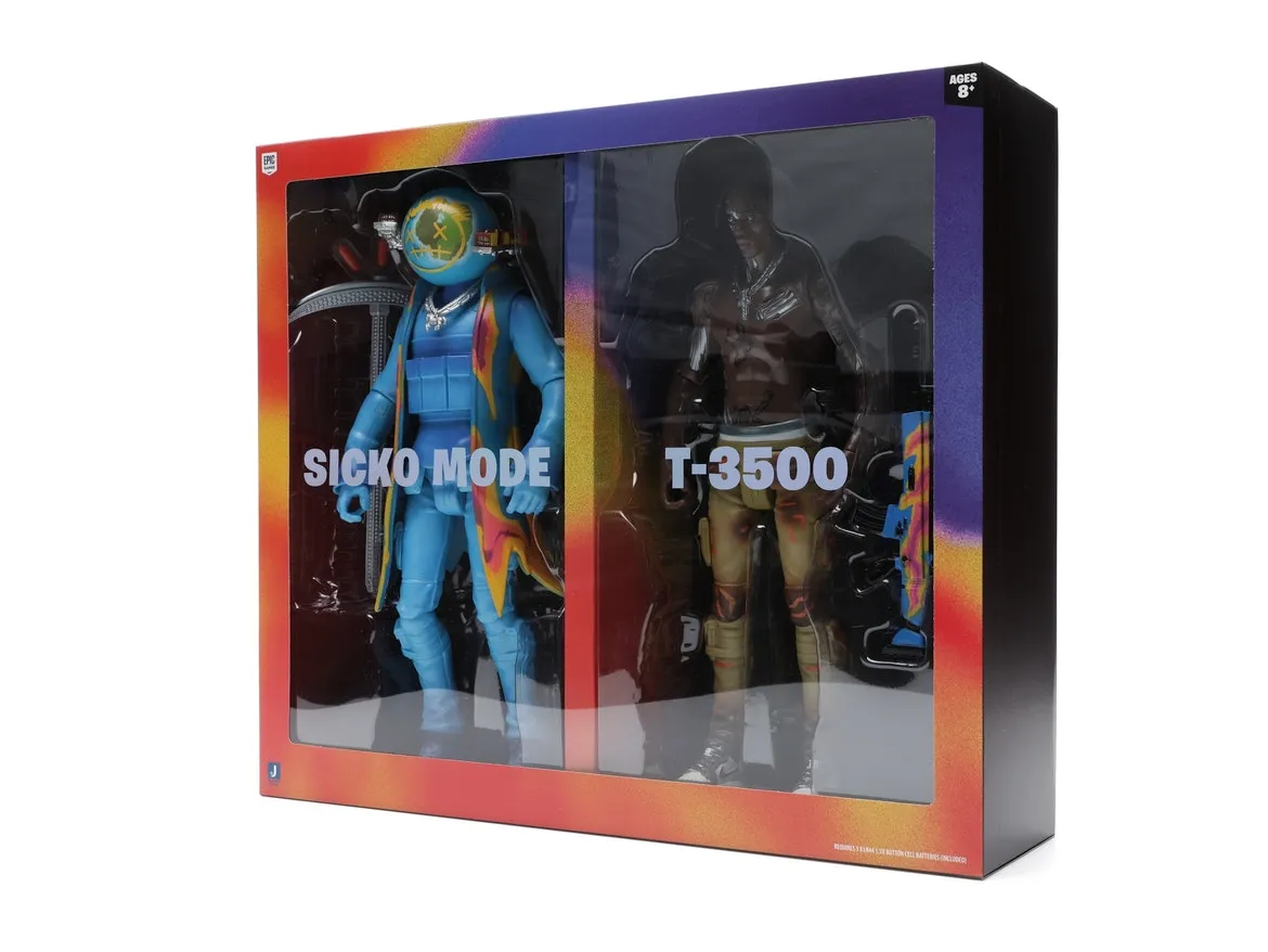 Travis Scott Cactus Jack Fortnite 12 Action Figure Duo Set